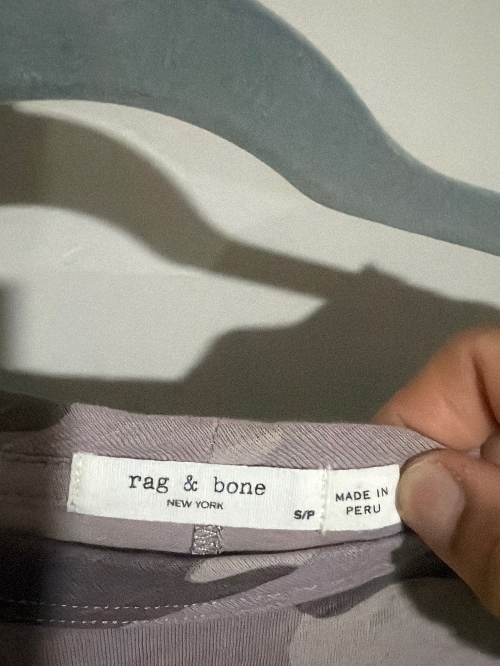 rag & bone Purple Camo Short Sleeve Tee - Picture 4 of 6